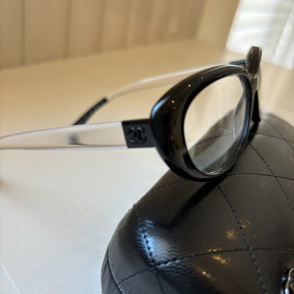 Chanel Black Polished Eyeglasses Frames 3275 501 - Picture 6 of 11
